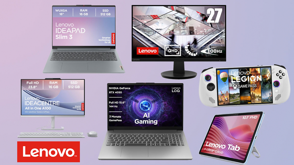 Amazon ledert Lenovo ab 12€ aus dem Lager: Laptops, Tablets, Monitore & Co.