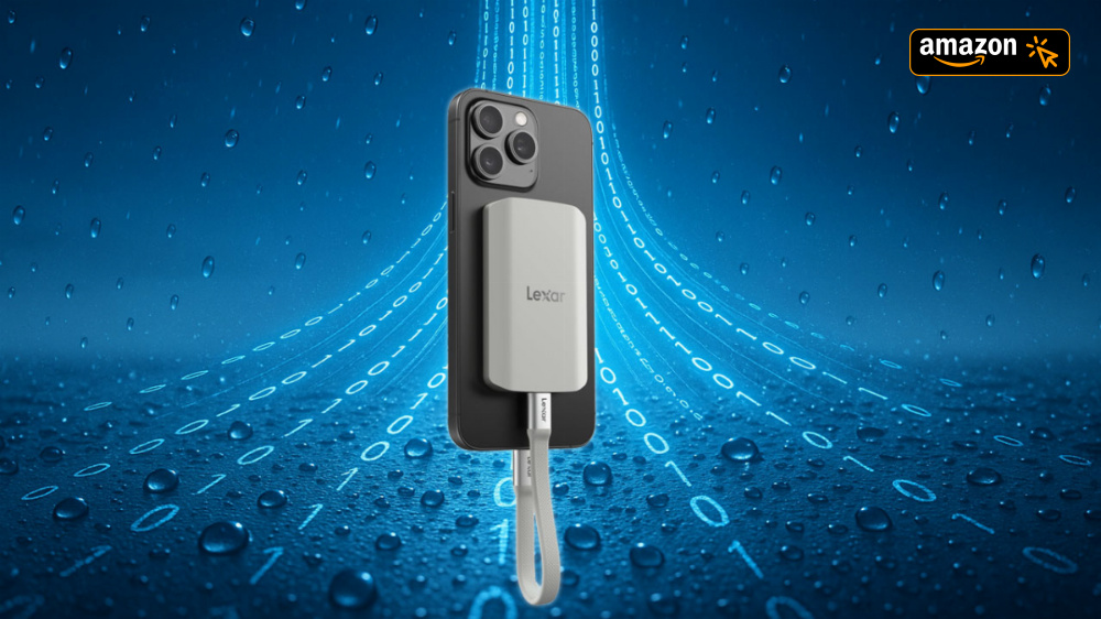 Tragbare iPhone-SSD Lexar ES5 mit Magsafe zum Tiefstpreis 