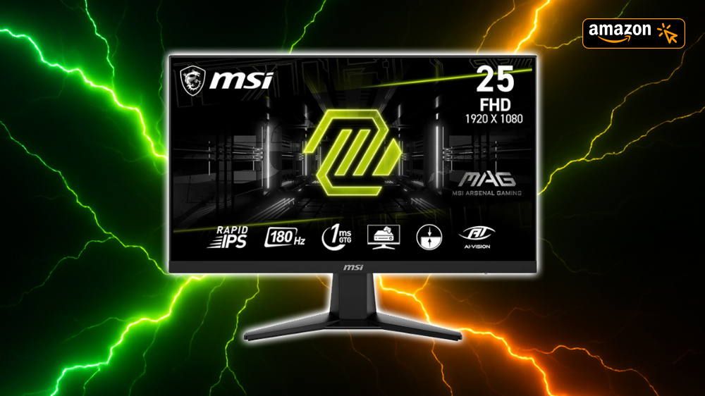 Starker Gaming-Monitor von MSI: 180 Hz und 1 ms bei Amazon für unter 95 Euro