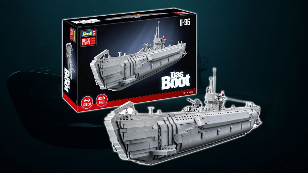 6.483 Teile auf Tauchfahrt: Revells U-96 "Das Boot" auf bisher besten Amazon-Preis von 2,7 Cent pro Klemmbaustein gefallen