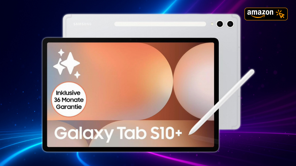 Bestpreis gesichtet: Amazon dealt Samsung Galaxy Tab S10+ inkl. S Pen und 512 GB am günstigsten weg