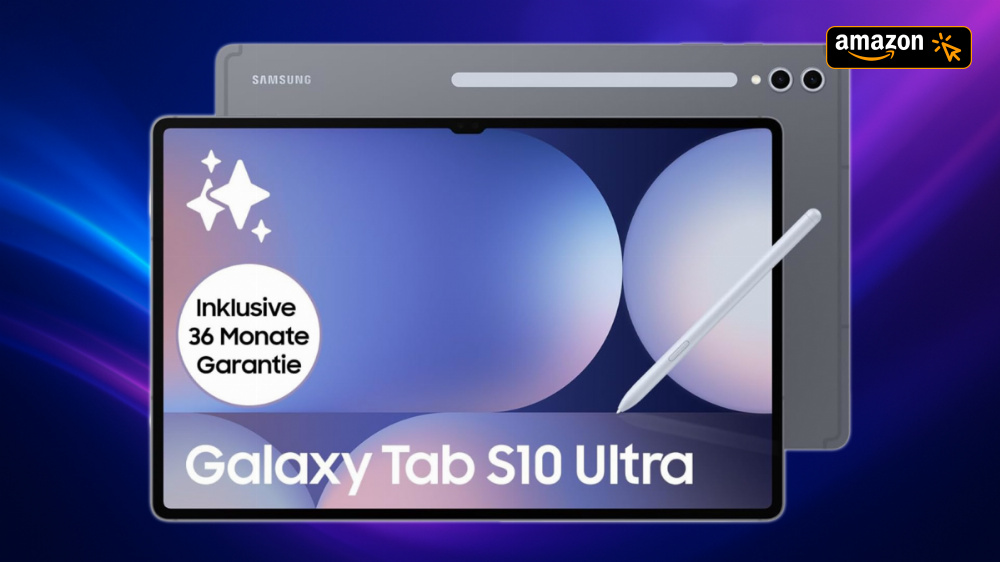 Jetzt 400 € günstiger: das neue Samsung Galaxy Tab S10 Ultra inkl. S Pen bei Amazon im Angebot