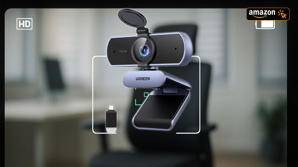 "Scharfer Deal?!" Amazon wirft 4K-UHD-Webcam mit Autofokus und USB-C zum Tiefstpreis raus 