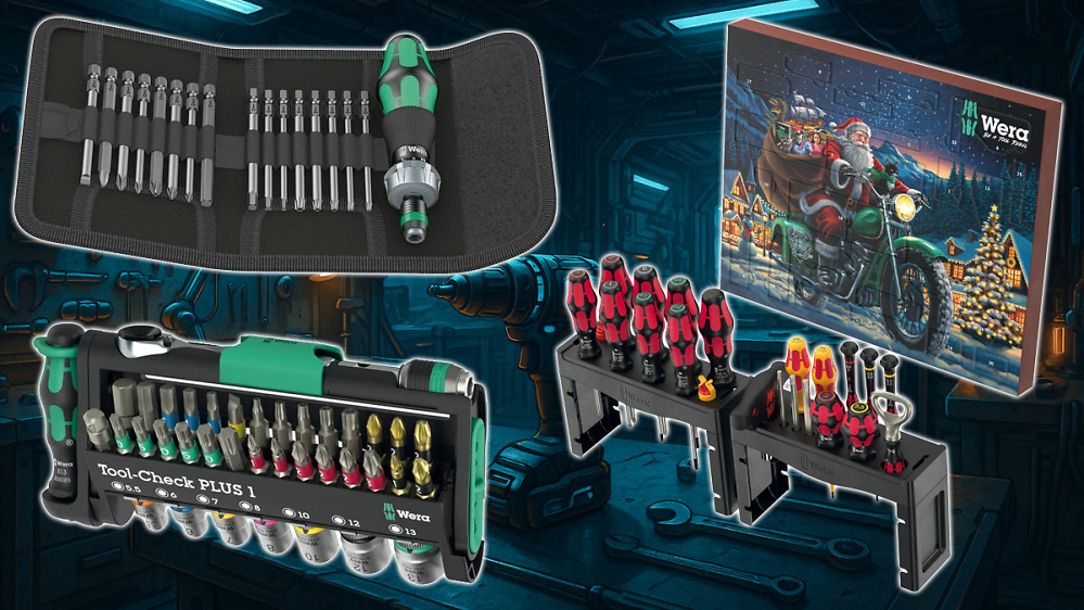 Alternate haut raus: Wera-Set mit 89-mm-Bits + Ratsche und 25er-Adventskalender zum Bestpreis