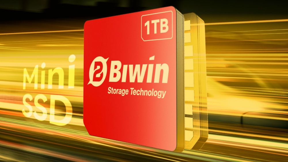 Biwin Mini-SSD mit 2 TB aus China ist nur so groß wie eine SIM-Karte