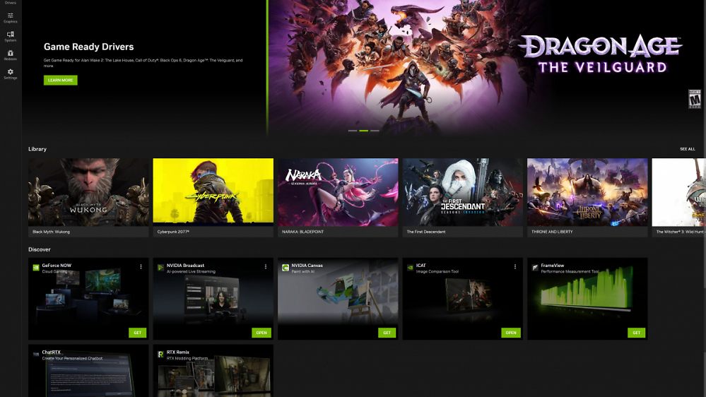 Ersatz für das alte Control Panel: Nvidia App mit neuer Version