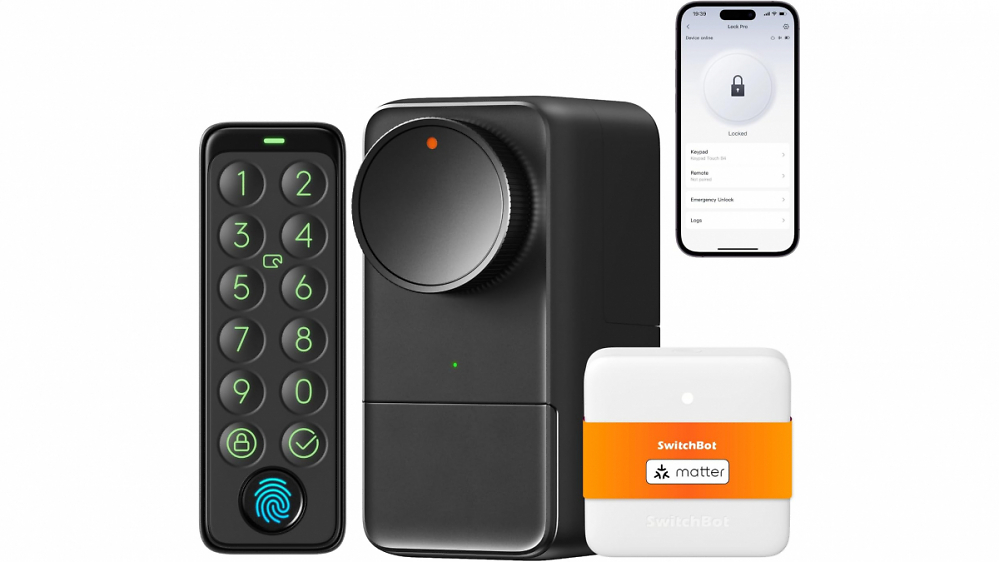 Elektronisches Türschloss jetzt 80€ günstiger: SwitchBot Smart Lock Pro mit Fingerprint, Alexa, Matter & Co. bei Amazon