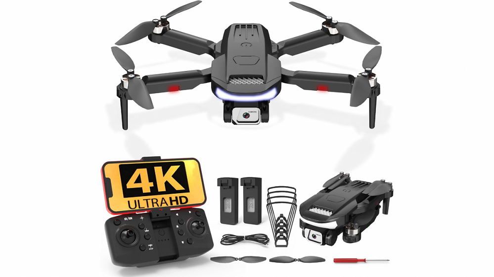 Viel billiger als DJI: Versteckter Amazon-Rabatt drückt 4K-Kamera-Drohne unter 60 Euro - mit 36 Min. Flugzeit