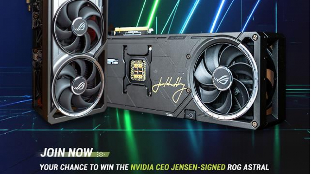 Von Jensen Huang signiert: Asus verlost Geforce RTX 5090 ROG Astral