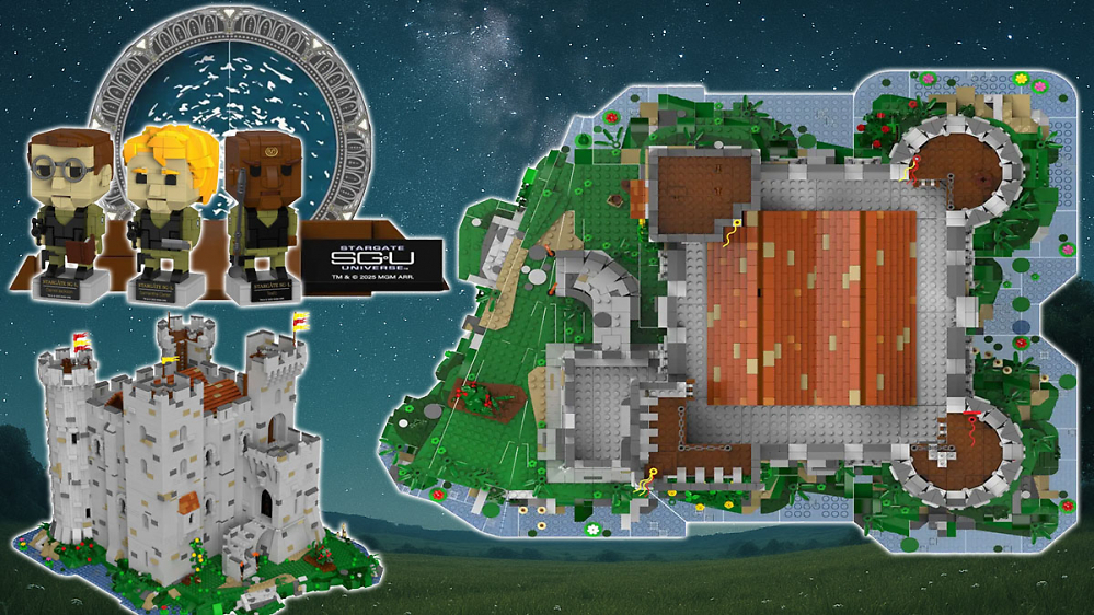 Lego-Rivale Bluebrixx: Große Normannenburg kostet 500 Euro, neue Stargate-Sets im Handel
