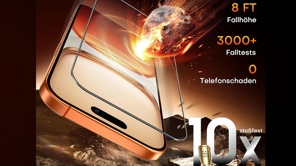 Jetzt auch für iPhone 17 & Air: Display-Schutzfolie mit 9H-Panzerglas unter 5€ wird Amazon aus den Händen gerissen