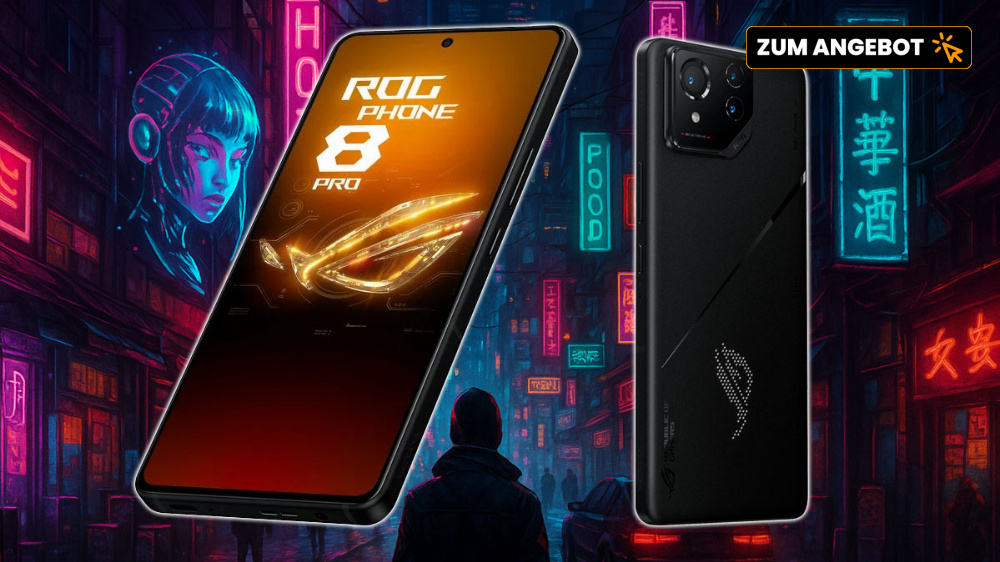 Gaming-Hüne Asus ROG Phone 8 Pro: Alternate wirbelt ihn 61 € unter Vergleichspreis raus