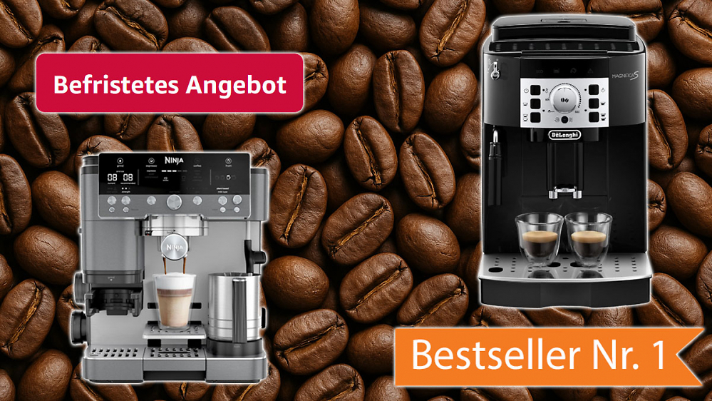 Amazon brüht Kaffee nun noch günstiger: De'Longhi Vollautomat und Ninja 3-in-1 befristet unterm Schnitt