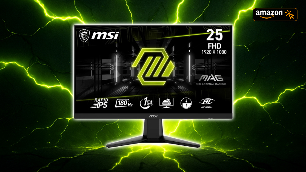 Gaming-Monitor mit 1 ms und 180 Hz: Bei Amazon für keine 80 Euro im Angebot (Update)