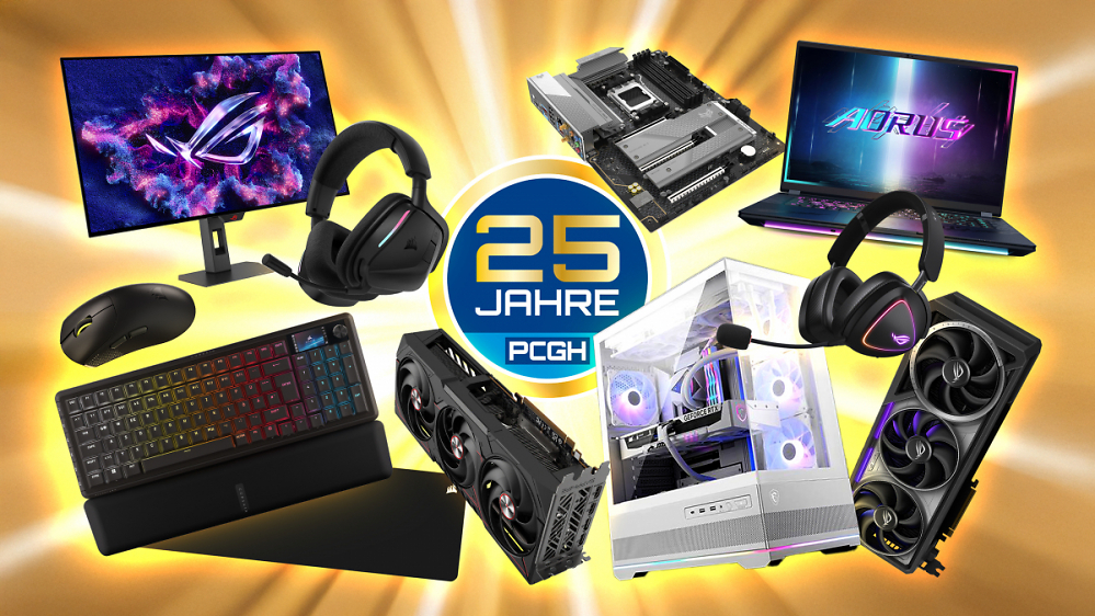 Anlässlich unseres Jubiläums: Das große 25-Jahre-PCGH-Gewinnspiel