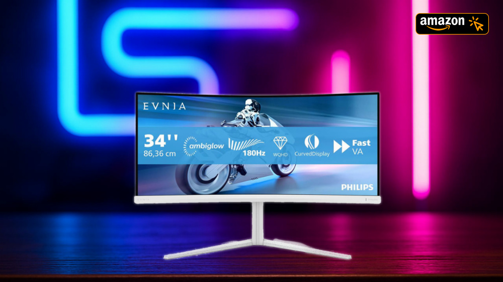Mit Ambilight und 180 Hz | Ausgezeichneter 34-Zoll-Curved-Monitor von Philips zum Bestpreis 