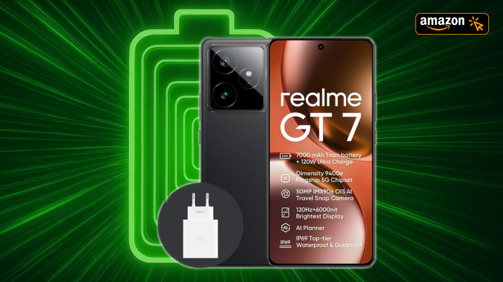 iPhone 17 kann einpacken - Mit 120W und 3-Tage-Akkulaufzeit gibt's das Realme GT 7 zum Sparpreis