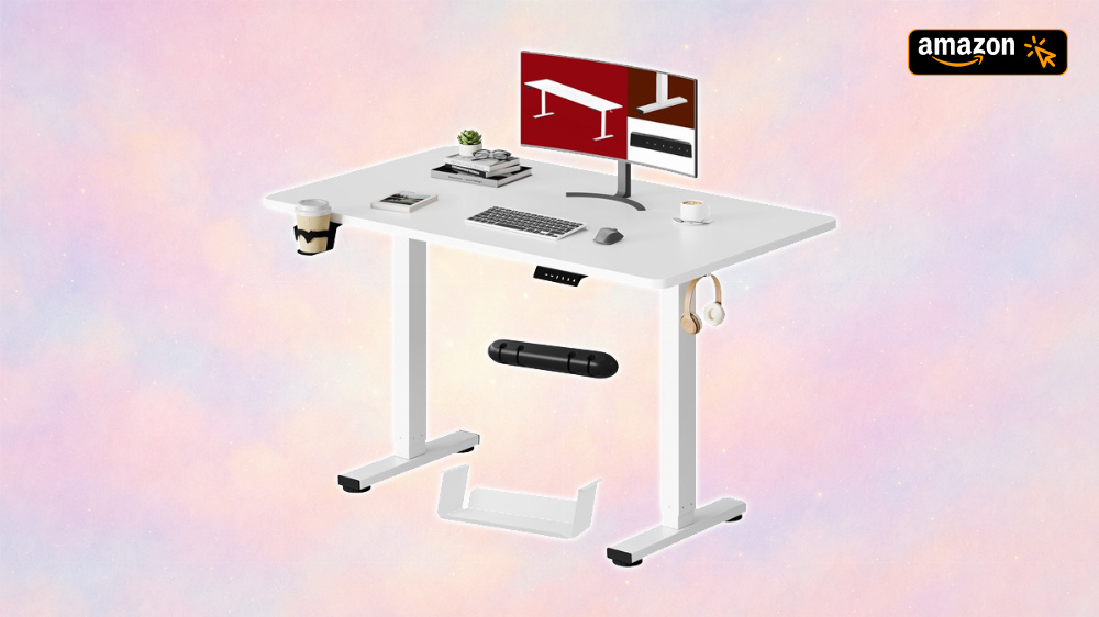 Wirklich so günstig: Höhenverstellbarer Schreibtisch bei Amazon auf unter 65 Euro reduziert