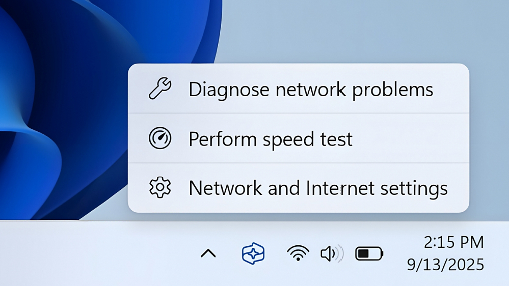 Windows 11: Test-Tool zur Netzwerkgeschwindigkeit mit Haken
