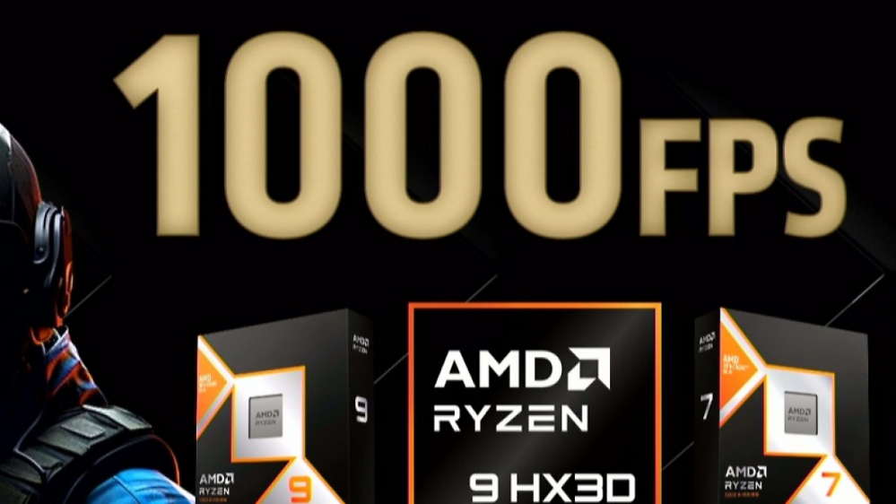 Ryzen 9000X3D: AMD wirbt mit 1.000 Bildern pro Sekunde