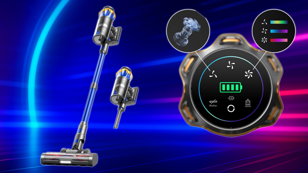 Dyson-Klon räumt Amazon leer: Akku-Staubsauger mit Display, 65 Min Laufzeit für 142,49 € - über 4.000 Mal bestellt