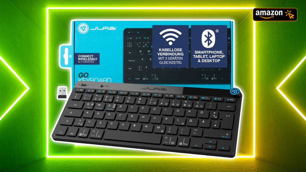 Überall sonst dreimal so teuer: Bluetooth-Keyboard wird für 9,99 € bei Amazon verschleudert