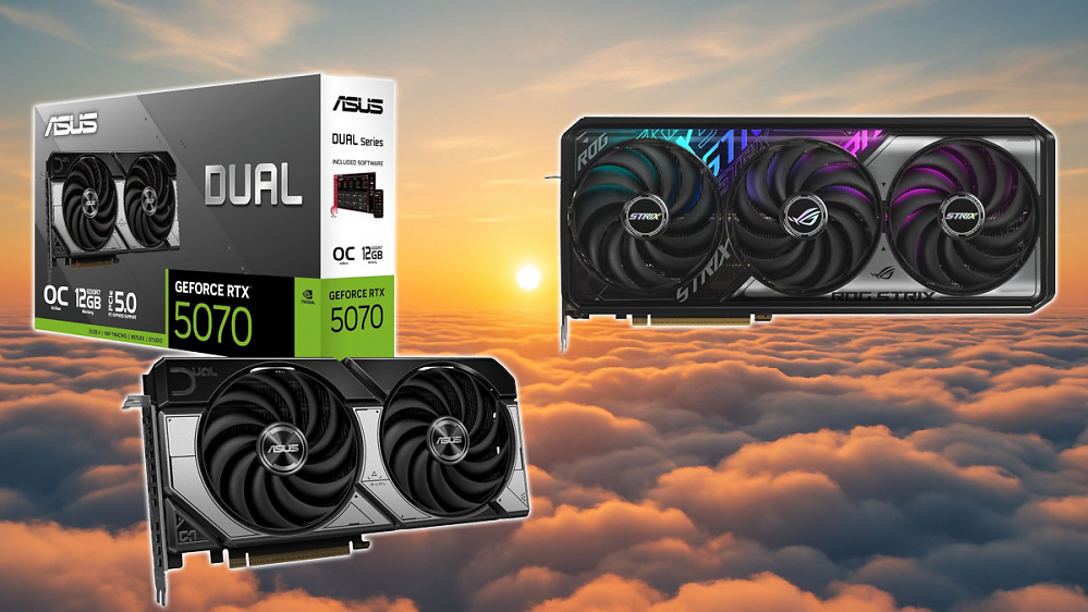 Bis 60 € billiger als anderswo: Asus Geforce RTX 5070 Dual und Strix mit "Geheimrabatt" bei Amazon
