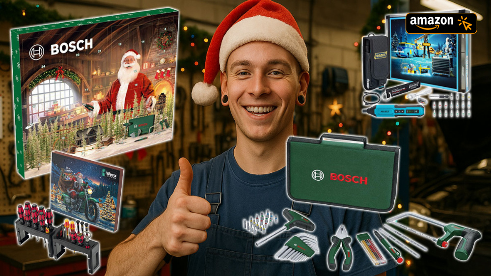 Mit Säge, Zange, Bits: Bosch Werkzeug Adventskalender nie billiger bei Amazon ausgeräumt