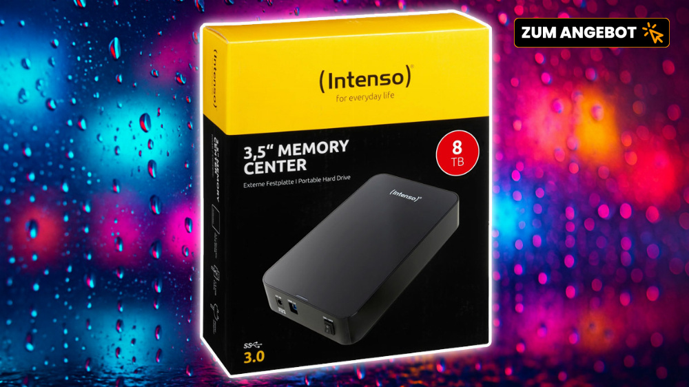 Keine andere mit 8 TB ist so günstig: Externe Festplatte überrascht mit großem Preisrutsch