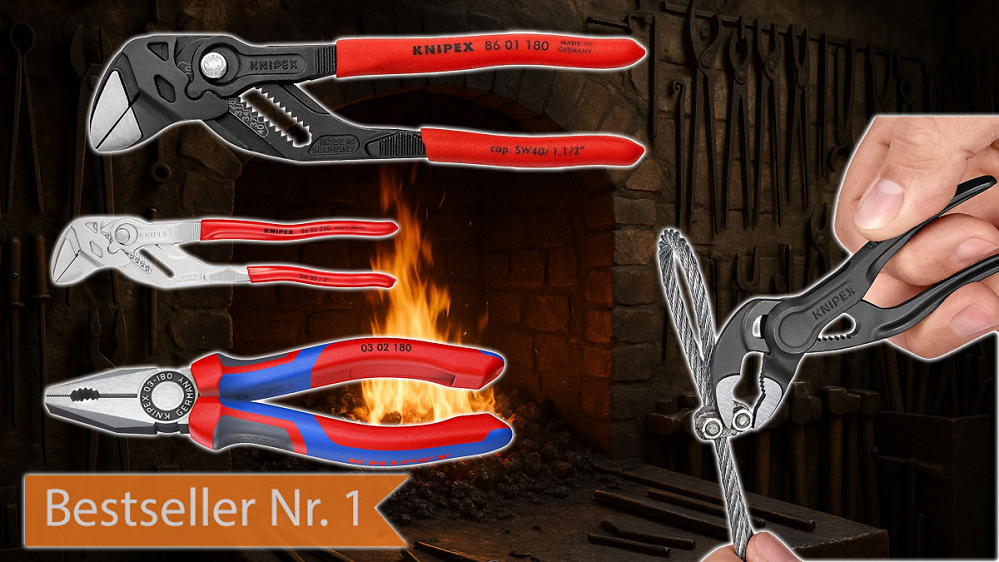Amazon gibt Knipex ab: Zangenschlüssel für 33 €, Cobra XS für 18,46, Kombizange für 13,48