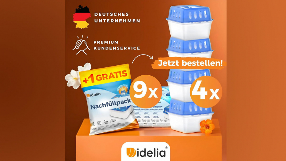 Verspäteter Aprilscherz? Für unter 15€ gibt's bei Amazon 4x Luftentfeuchter und 9x Nachfüllpack - gib dem Schimmel keine Chance