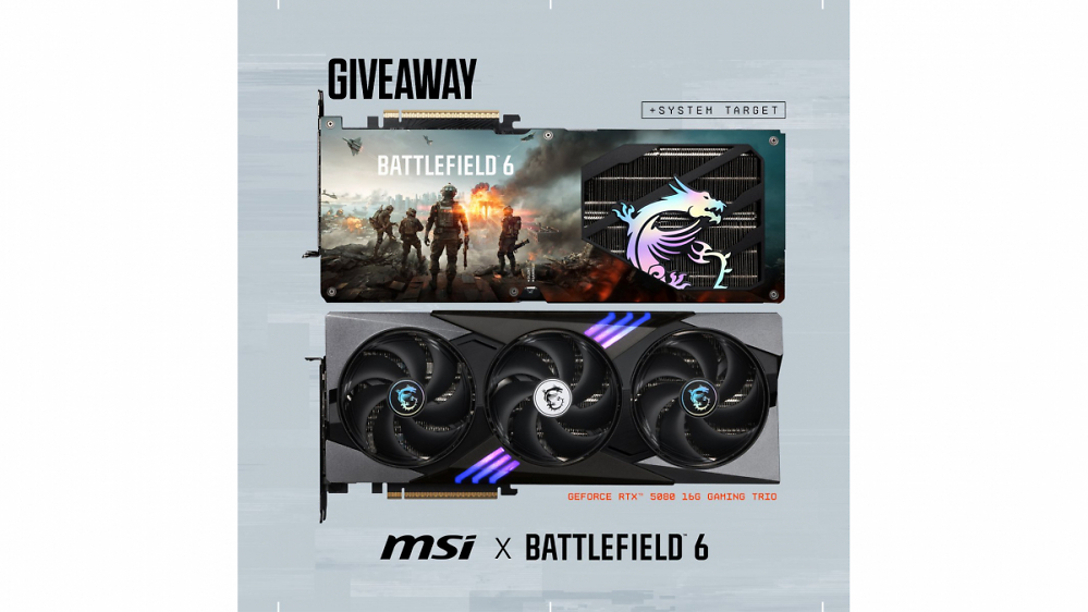 MSI × Battlefield 6: Exklusive Geforce RTX 5080 zu gewinnen
