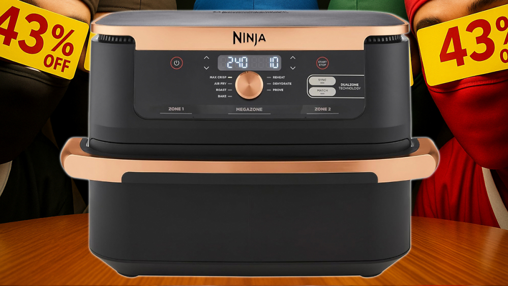Am Prime Day zum Tiefstpreis: Amazon feuert Ninja Dual Zone Heißluftfritteuse mit 43 % Rabatt raus