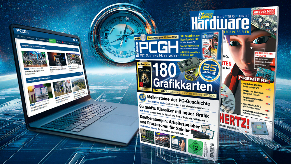 PCGH 11/2000 Rückblick: Das Küken liest die erste Ausgabe und staunt