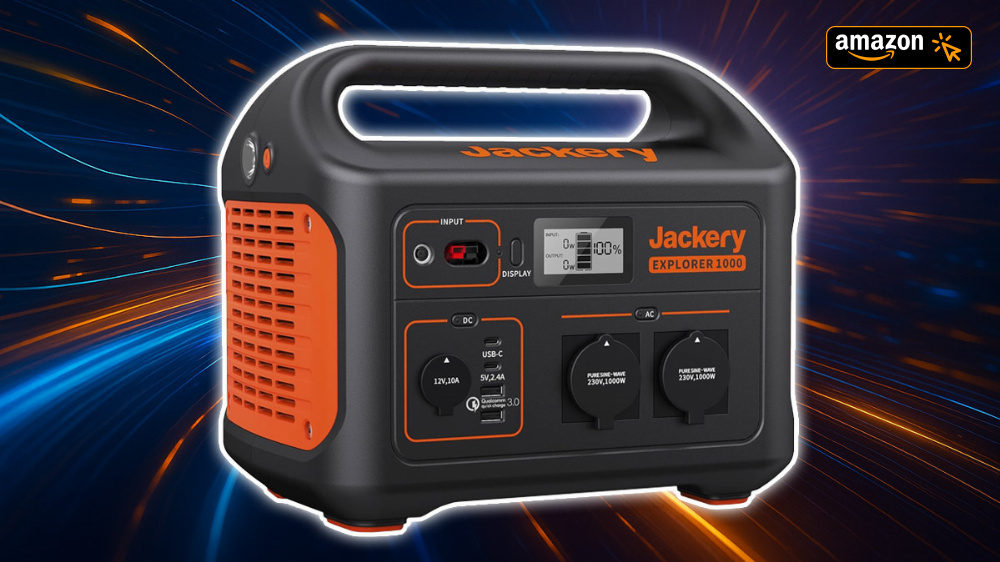 Einst 1.200 Euro, jetzt 299 Euro: Jackery Powerstation mit 1.002 Wh konkurrenzlos günstig