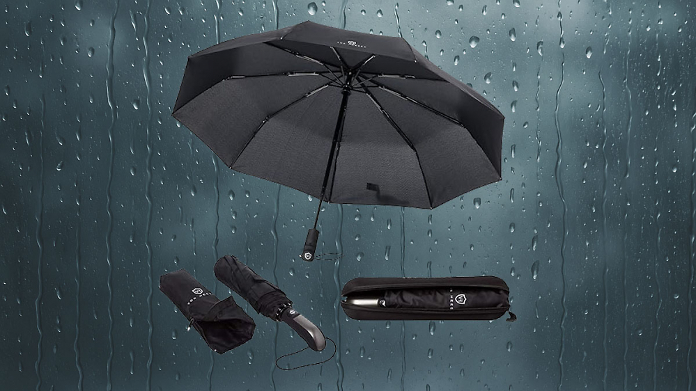 Amazon-Hit jetzt günstiger: Sturmfester Regenschirm mit Teflon-Beschichtung inkl. Hardcase & Schirmtasche