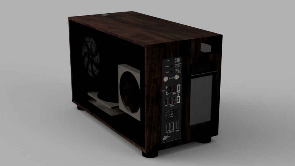 Build-Log bei PCGH Extreme: 11-Liter-PC mit Schwarznuss-Gehäuse