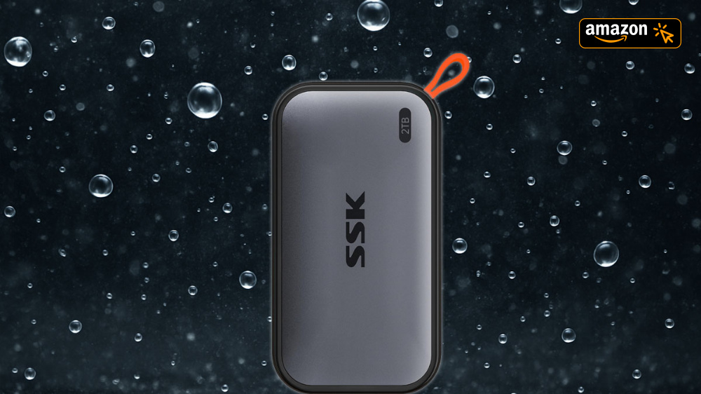 Nur für kurze Zeit zum historischen Bestpreis | Externe SSD mit 2 TB trotzt Wasser und Staub