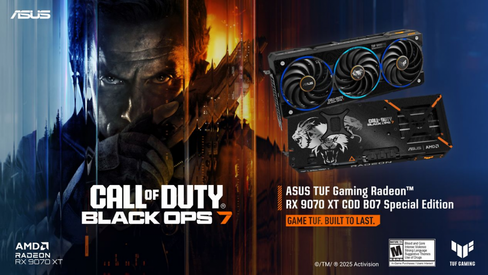 Asus Radeon RX 9070 XT als Call of Duty: Black Ops 7 Edition