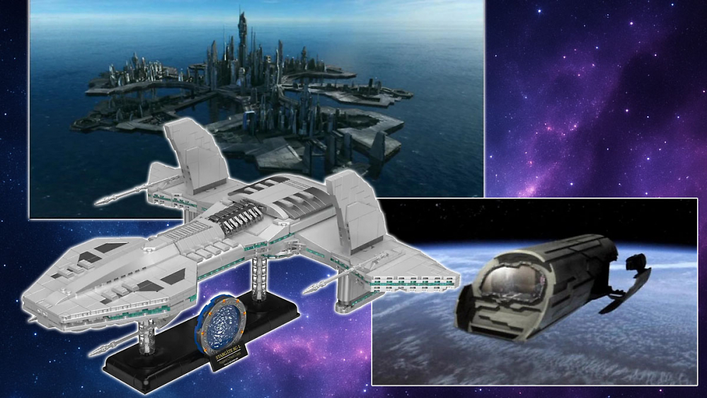 "Haben Großes vor": Bluebrixx zeigt neues Stargate Kampfschiff und hat Atlantis auf der Liste