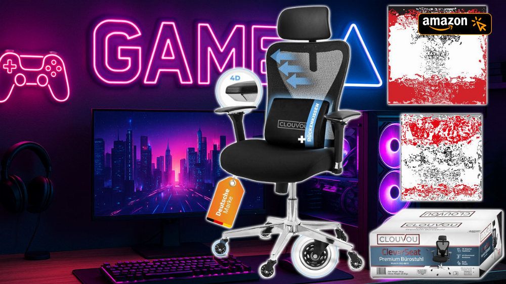 Gaming-Stuhl oder ergonomischer Bürostuhl? "Deutscher" Testsieger 4 Cent über Prime-Day-Preis