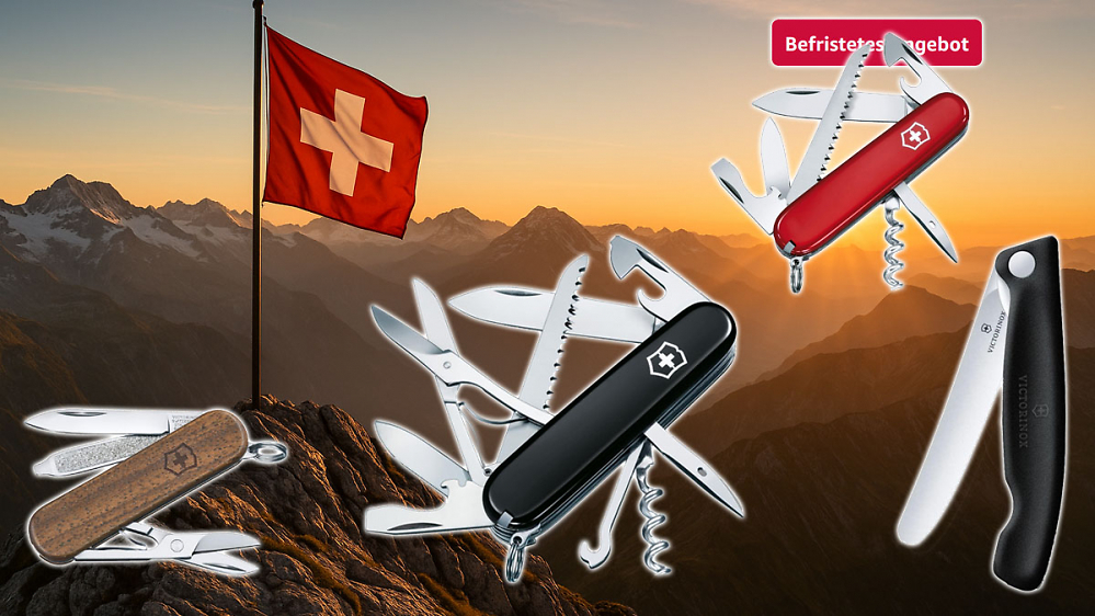 Amazon verhökert billiger als sonst: Victorinox SD Wood, Huntsman, Klappmesser, Camper