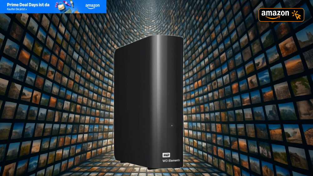 Zum Prime Day nur 0,016 €/GByte | Amazon sichert mit der WD Elements HDD günstig wie nie (Update)
