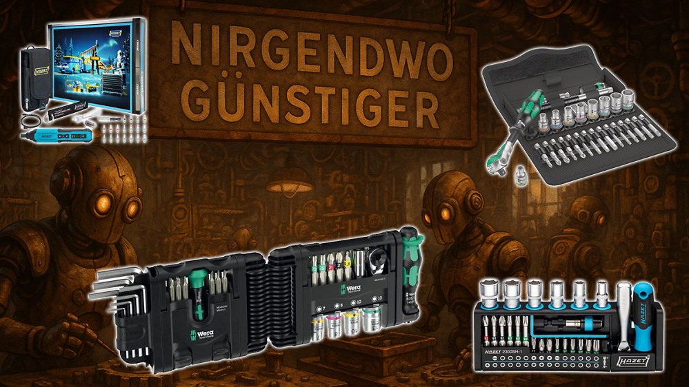 Amazon verschraubt zum Bestpreis: Neuen Wera Tool Check Modular und Zyklop Speed, die Ratsche und Schraubendreher ist