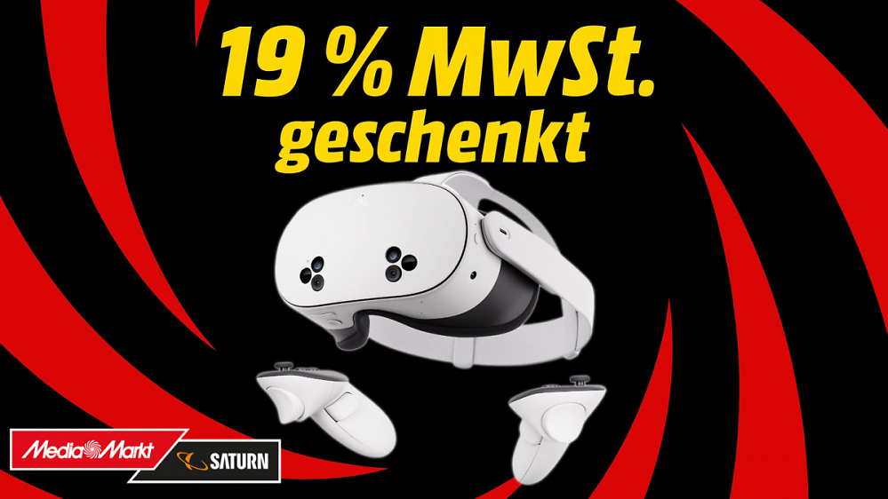 Meta Quest 3S im MwSt.-Rausch: MediaMarkt verkloppt VR-Brille zum Nettopreis