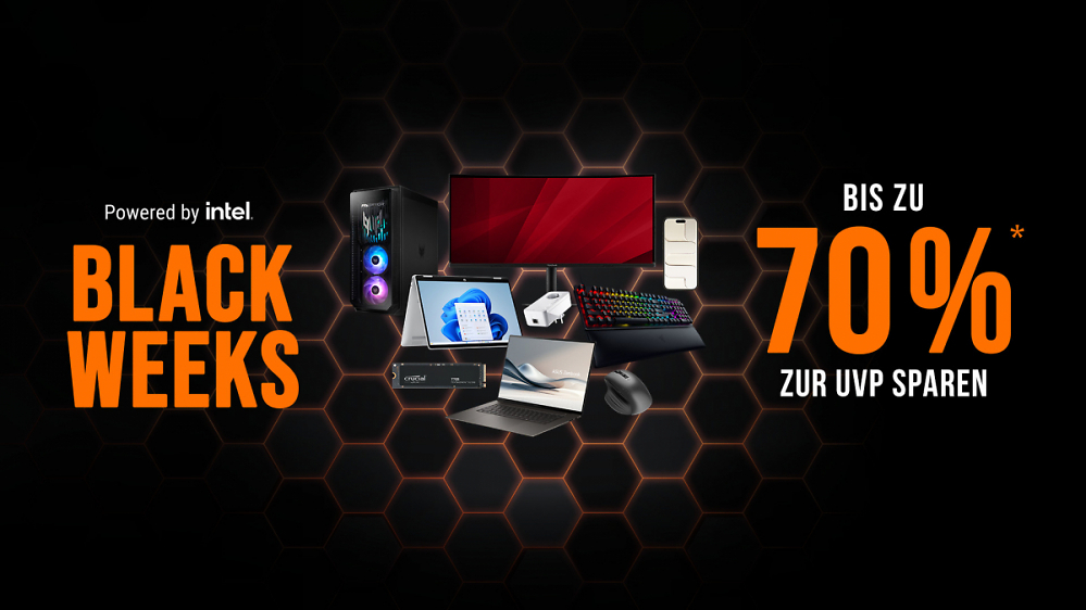 Black Week bei NBB notebooksbilliger.de: Starke Rabatte auf ausgewählte Hardware