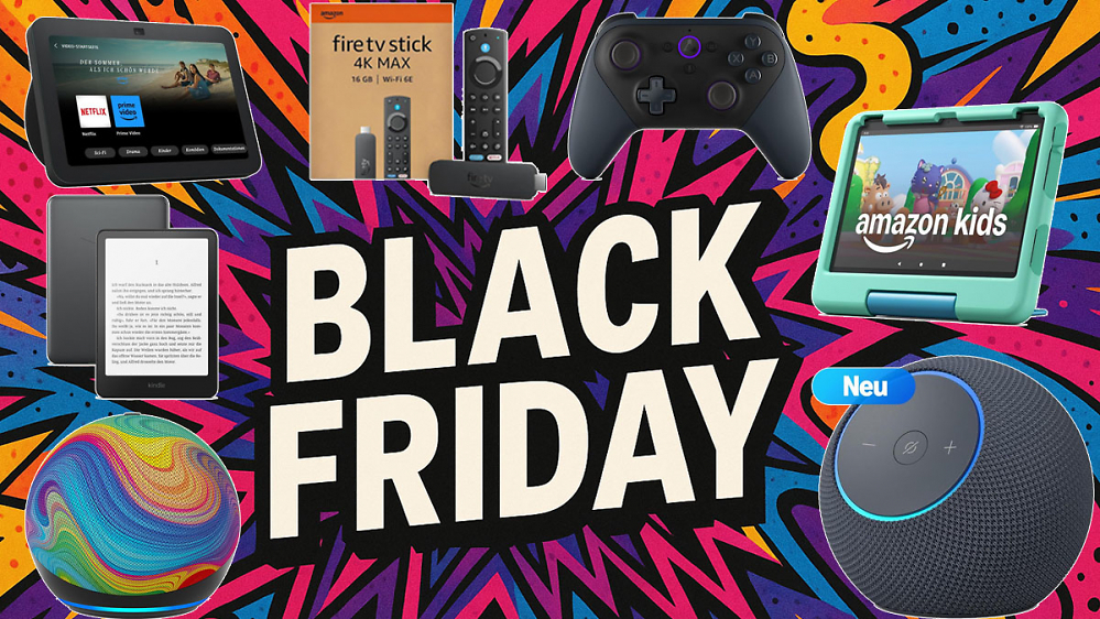 Letzte Chance für geniale Alexa-Deals: Echo, Fire TV Stick, Kindle & Co. bis zu 67% günstiger am Black Friday bei Amazon