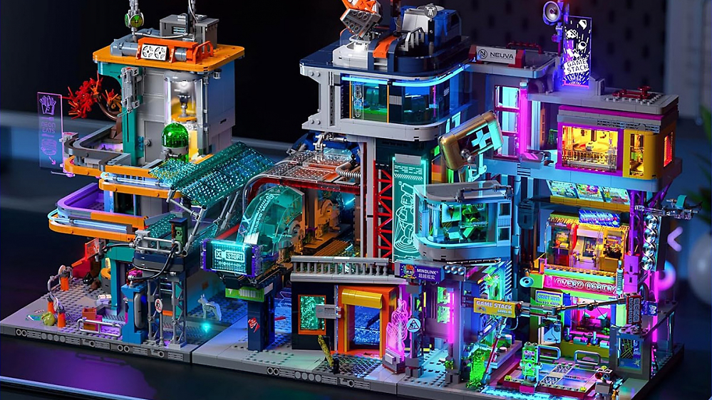 Black Friday mit allen Cyberpunk-Sets, dazu Extra-Rabatte auf Lumibricks bei Amazon
