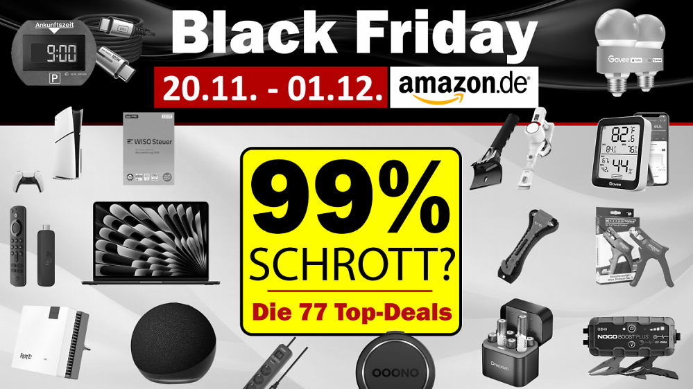 Amazon Black Friday: 99% Schrott? Die 77 besten Angebote zum Black Friday (Abgelaufen!)