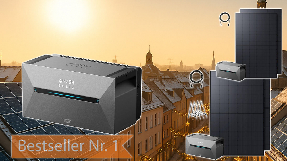 Verrückt: Anker Solarbank 2 Plus fällt bei Amazon auf 449, im Set mit Modulen auf 649 Euro